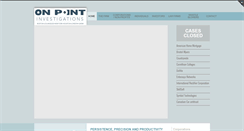 Desktop Screenshot of onpointinvestigations.com